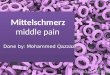 Mid cycle pain