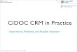 CIDOC CRM in Practice