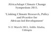 Henry Mahoo: Roles of local and indigenous knowledge weather forecasting in addressing climate change