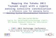 Mapping the Tohoku 2011 Tsunami event with a remote sensing satellite constellation – a reference case for emerging Early Warning System Dissemination Services