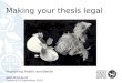 Making your thesis legal