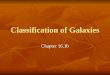 1.1b classification of galaxies