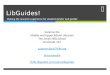 Enhancing the User Experience with LibGuides