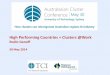 TCIOceania14 High performing countries + clusters @ work