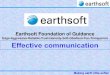 Earthsoft brief-communication tips