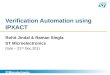 Verification Automation Using IPXACT
