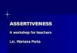 Assertive Behavior 2007