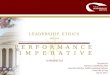 Performance Ethics Workbook