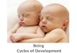 Being   cycles of developement