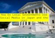 How do local governments use twitter in japan