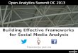 Open analytics   social media framework