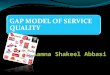 Gap model service quality