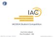IAC2014 Student Competition