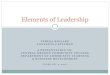 Elements Of Leadership