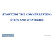 Starting The Conversation Steps And Strategies