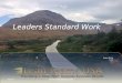 Standard work for leaders