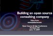 Building an Open Source Consulting Company