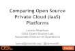 Comparing open source private cloud platforms