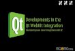 Developments in the Qt WebKit Integration