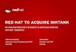 Red Hat Acquires Ceph Vendor Inktank