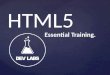 HTML5 Essential Training