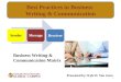Best Practices in Business Writing & Communication