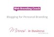 Blogging for Personal Branding