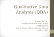 Data analysis – qualitative data   presentation 2