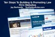 10 strategies for Building and Promoting Law Firm Websites final