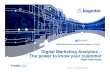 Digital marketing analytics – the power to know your customer