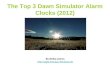 The Top 3 Dawn Simulator Alarm Clocks (2012)