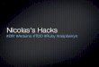 Nicolas's hacks