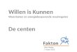 Willen is Kunnen Woonlasten en energiebesparende maatregelen De centen Wim Weide 7 maart 2013