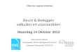 1 Beurs & Beleggen valkuilen en vooroordelen Maandag 14 Oktober 2013 Deceuninck Patrick Gastspreker Ehsal Management School Gewezen Bestuurder INVESTA