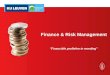 Finance & Risk Management “Financiële profielen in wording”
