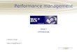 Performance management Deel I - Introductie - Ir Robert Voogt robert.voogt@vp-p.nl