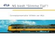 NS biedt “Slimme Tijd”! Conceptpresentatie: Willeke van Wijk