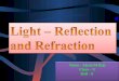 Ligth reflection and refraction