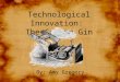 Technological innovation cotton gin by amy gregory