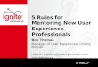 Five Rules for Mentoring New User Experience Professionals
