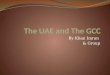 The UAE and The Gulf Co-operation Council