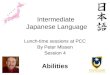 Intermediate japanese language session 4 v2