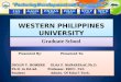 Western Philippines University-Graduate School