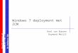 Windows 7 deployment with ZCM (Novell Congres 2010)