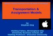 Bba 3274 qm week 9 transportation and assignment models