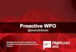 Highload++ 2012 Proactive WPO