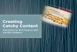Creating Catchy Content- TrendsTalk