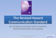 Revised hazard communication standard