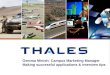 Thales - Making Successful Applications & Interview Skills