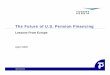 The Future of U.S. Pension Financing — Lessons From Europe